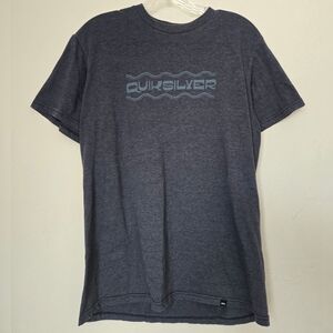 Vintage Blue Quiksilver Tee Sz M
